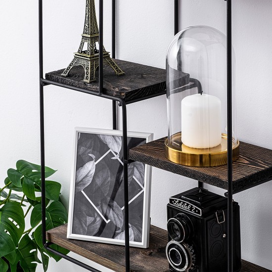 Wall Shelf Lotus Black
Walnut Wall Shelf Lotus Black
Walnut