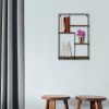 Wall Shelf Lotus Black
Walnut