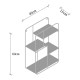 Wall Shelf Lotus Black
Walnut Wall Shelf Lotus Black
Walnut