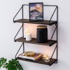 Wall Shelf Violaceae Black
Walnut
