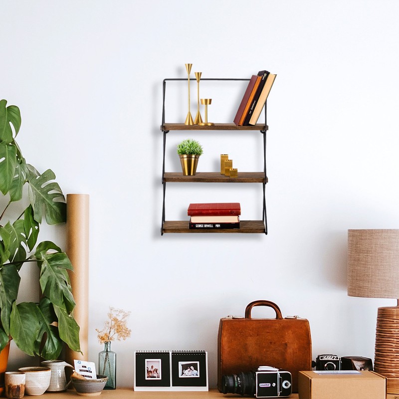 Wall Shelf Violaceae Black
Walnut