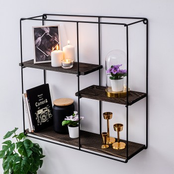 Wall Shelf Lilac Black
Walnut