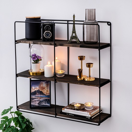 Wall Shelf Sunflower Black
Walnut Wall Shelf Sunflower Black
Walnut