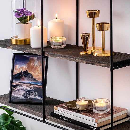 Wall Shelf Sunflower Black
Walnut Wall Shelf Sunflower Black
Walnut
