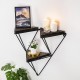 Wall Shelf Freesia Black
Dark Walnut