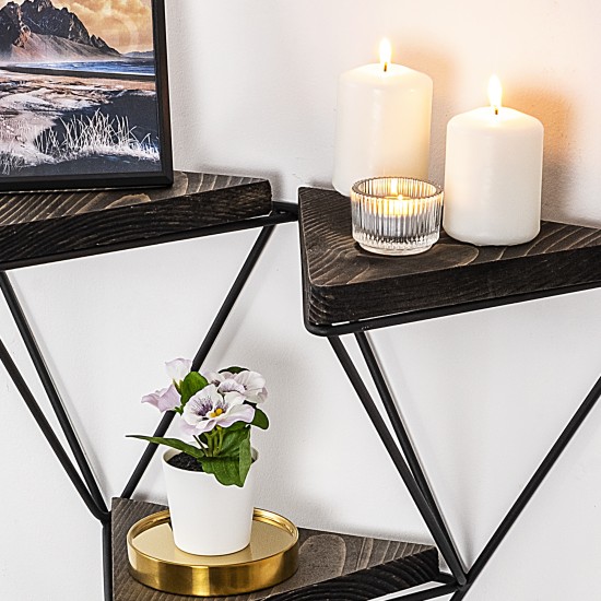Wall Shelf Freesia Black
Dark Walnut