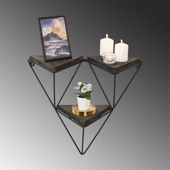 Wall Shelf Freesia Black
Dark Walnut