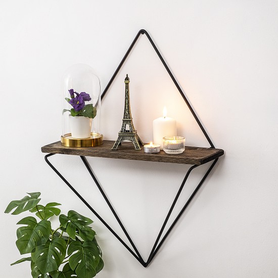 Wall Shelf Paeonia Turcica Black
Dark Walnut Wall Shelf Paeonia Turcica Black
Dark Walnut