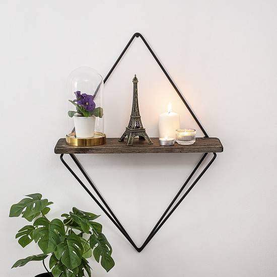 Wall Shelf Paeonia Turcica Black
Dark Walnut Wall Shelf Paeonia Turcica Black
Dark Walnut