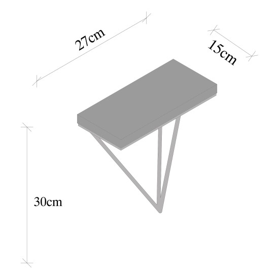 Wall Shelf Phalaenopsis Black
Dark Walnut Wall Shelf Phalaenopsis Black
Dark Walnut