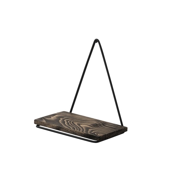 Wall Shelf Begonia Black
Dark Walnut