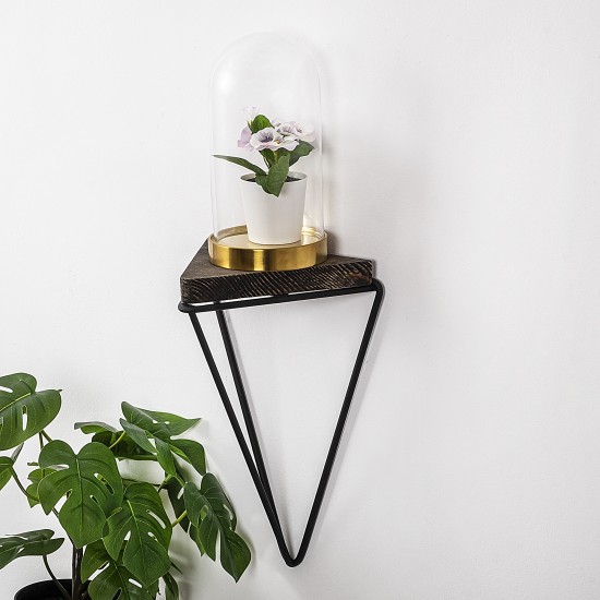 Wall Shelf Rosaceae Black
Dark Walnut