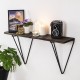 Wall Shelf Gladiolus Black
Dark Walnut Wall Shelf Gladiolus Black
Dark Walnut