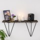 Wall Shelf Gladiolus Black
Dark Walnut Wall Shelf Gladiolus Black
Dark Walnut
