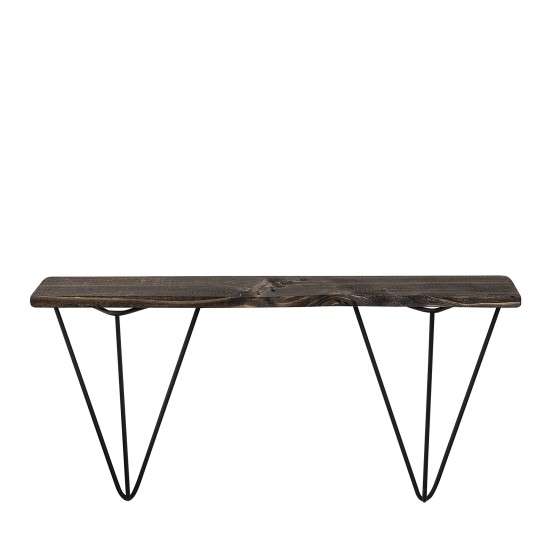 Wall Shelf Gladiolus Black
Dark Walnut Wall Shelf Gladiolus Black
Dark Walnut