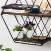 Wall Shelf Liliales Black
Dark Walnut