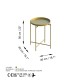 Coffee Table Shb-007-A Gold Coffee Table Shb-007-A Gold