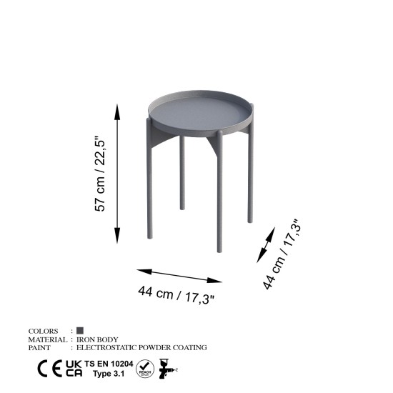 Coffee Table Shb-002-D Grey Coffee Table Shb-002-D Grey