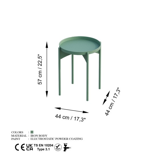Coffee Table Shb-002-E Green Coffee Table Shb-002-E Green