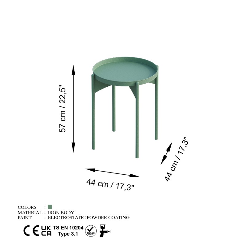 Coffee Table Shb-002-E Green