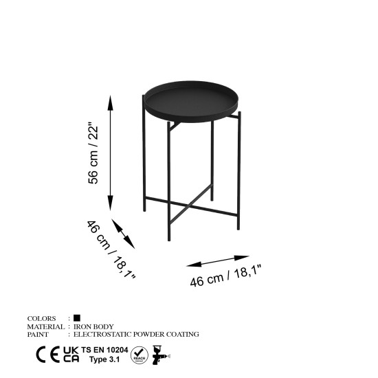 Coffee Table Shb-007 Black Coffee Table Shb-007 Black