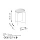 Coffee Table Shb-007-B White Coffee Table Shb-007-B White