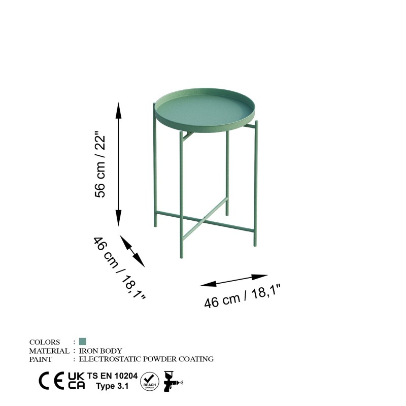 Coffee Table Shb-007-D Green