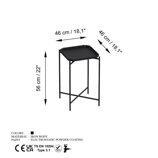 Coffee Table Shb-008 Black Coffee Table Shb-008 Black