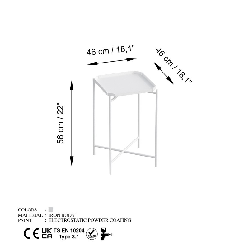 Coffee Table Shb-008-B White