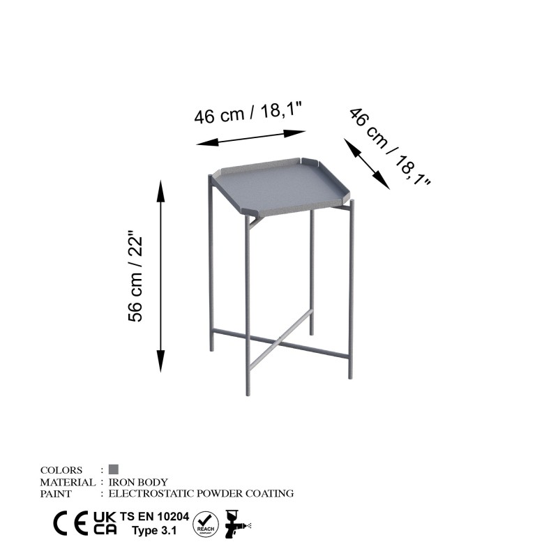 Coffee Table Shb-008-C Grey