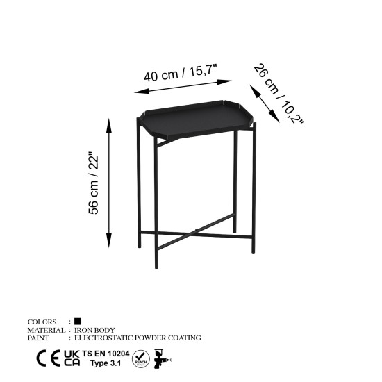 Coffee Table Shb-009 Black Coffee Table Shb-009 Black