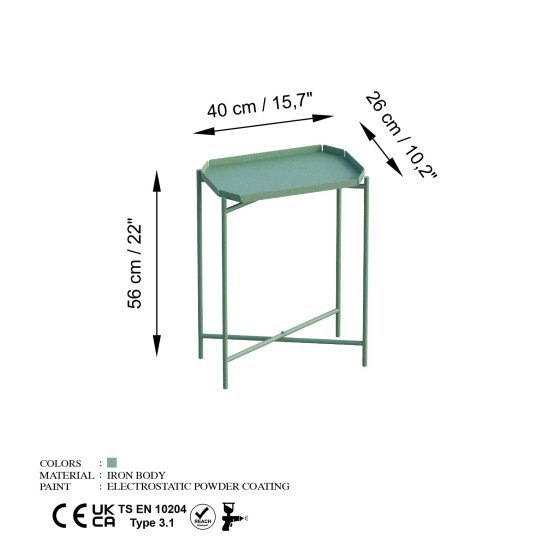 Coffee Table Shb-009-D Green Coffee Table Shb-009-D Green