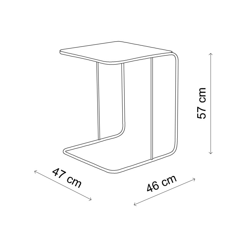 Side Table Shb-011-A Gold