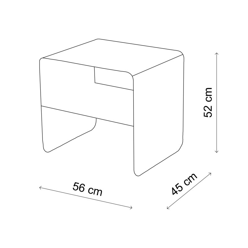 Side Table Shb-013 Black