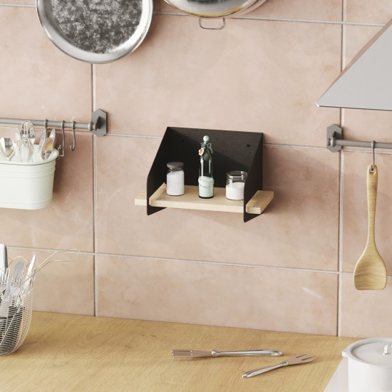 Wall Shelf Short Arm - Black Black Wall Shelf Short Arm - Black Black