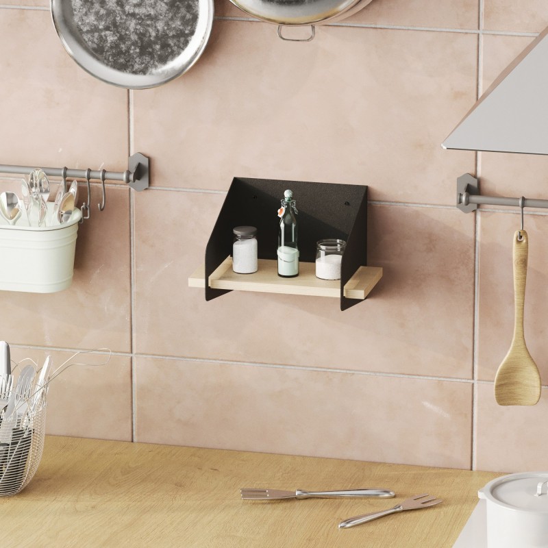 Wall Shelf Short Arm - Black Black