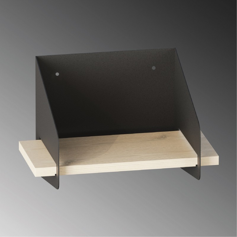 Wall Shelf Short Arm - Black Black