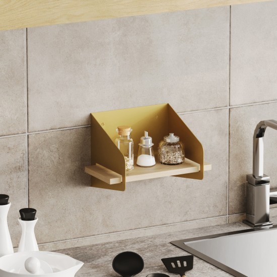 Wall Shelf Short Arm - Gold Gold Wall Shelf Short Arm - Gold Gold