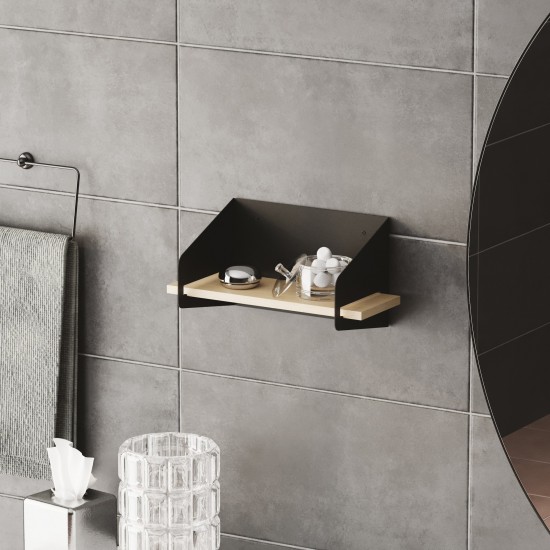Wall Shelf Medıum Arm - Black Black Wall Shelf Medıum Arm - Black Black