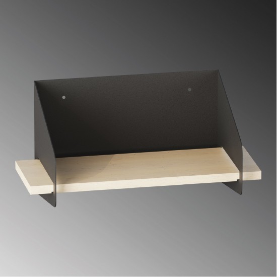 Wall Shelf Medıum Arm - Black Black Wall Shelf Medıum Arm - Black Black