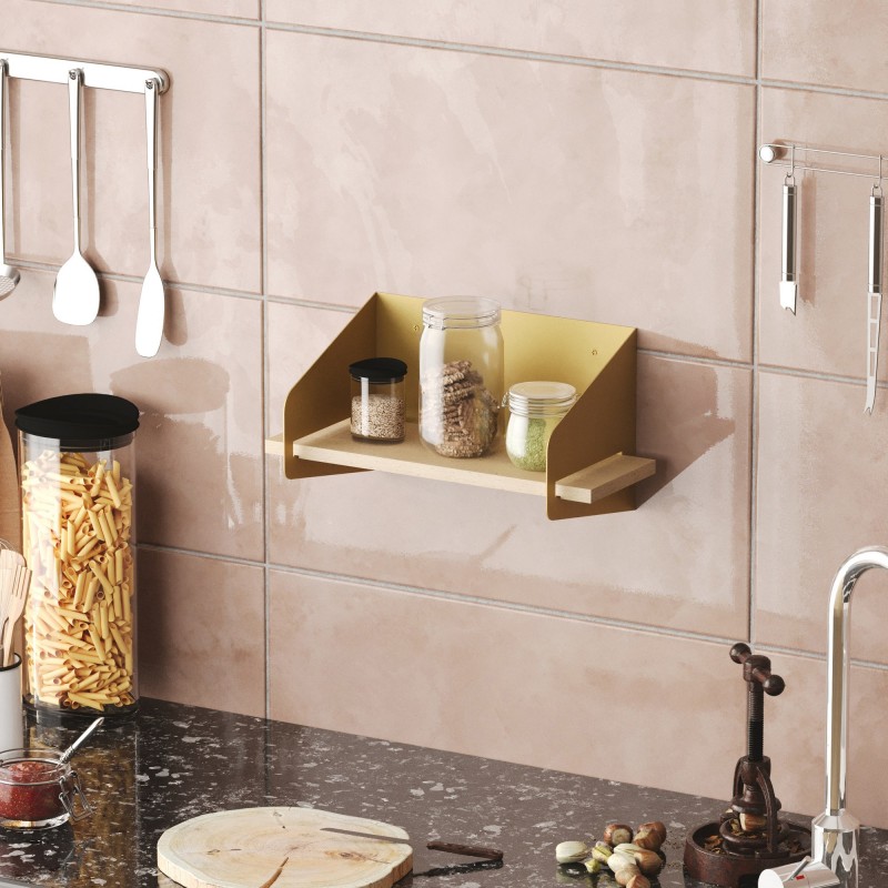 Wall Shelf Medıum Arm - Gold Gold