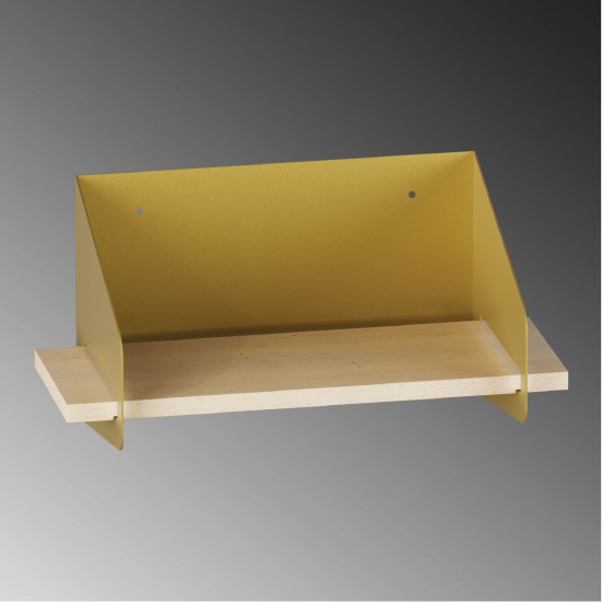 Wall Shelf Medıum Arm - Gold Gold Wall Shelf Medıum Arm - Gold Gold