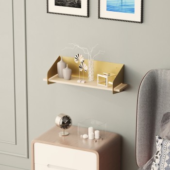 Wall Shelf Long Arm - Gold Gold