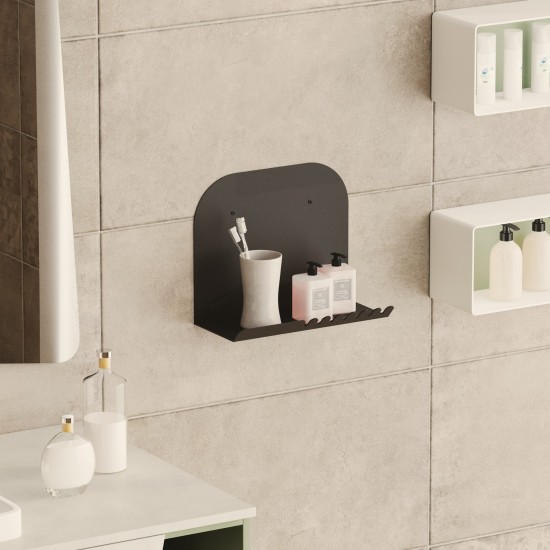 Wall Shelf Short Pouch - Black Black Wall Shelf Short Pouch - Black Black