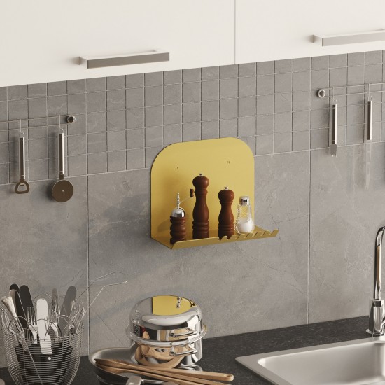 Wall Shelf Short Pouch - Gold Gold Wall Shelf Short Pouch - Gold Gold