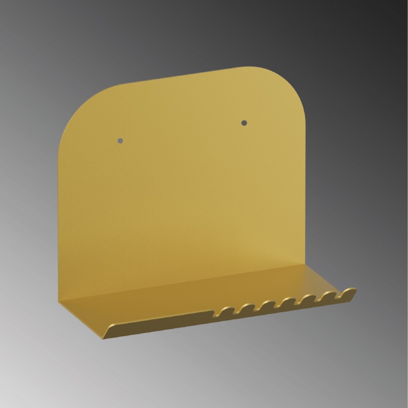 Wall Shelf Short Pouch - Gold Gold