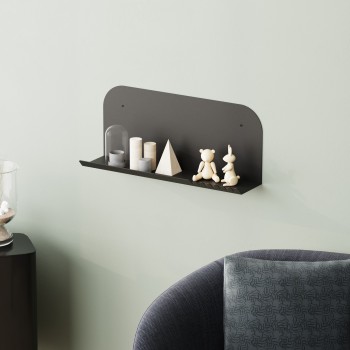 Wall Shelf Long Pouch - Black Black