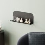 Wall Shelf Long Pouch - Black Black