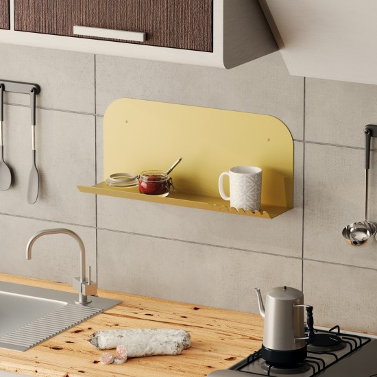 Wall Shelf Long Pouch - Gold Gold Wall Shelf Long Pouch - Gold Gold