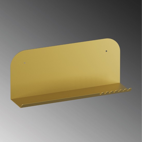Wall Shelf Long Pouch - Gold Gold Wall Shelf Long Pouch - Gold Gold